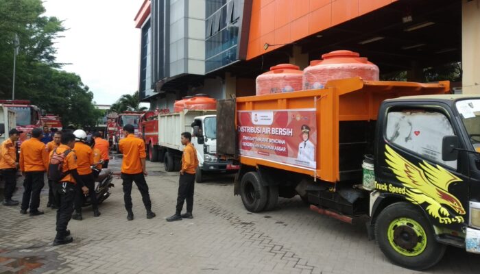 Makassar Darurat Air Bersih, BPBD Kota Sigap Atasi Langsung