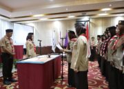 Kukuhkan Saka POM, Wakil Wali Kota Makassar Ajak Pramuka Ikut Awasi Peredaran Obat dan Makanan di Makassar