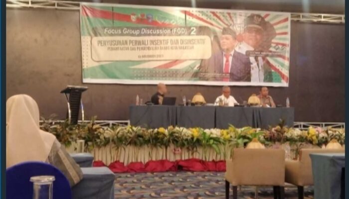 Dinas Tata Ruang Makassar Gelar FGD Penyusunan Perwali Insentif dan Disintensif