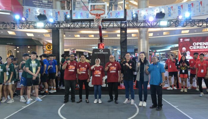 Ratusan Atlet dari 13 Provinsi Ramaikan 3×3 Kejurnas Bolabasket 2023 Makassar