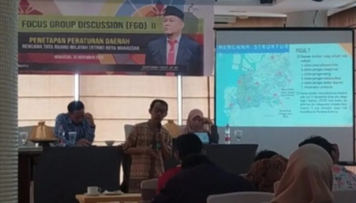 Distaru Kota Makassar Gelar FGD ke – II Terkait Penetapan Perda RTRW, kota Makassar tahun 2023