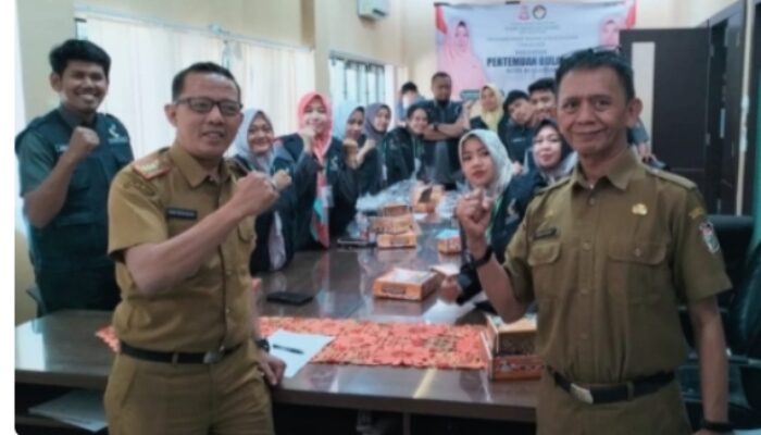 Rapat Monitoring Dinas Tata Ruang Dan Evaluasi Kinerja Petugas Pendataan Bangunan ber IMB di Lorong Wisata kota Makassar Tahun 2023.