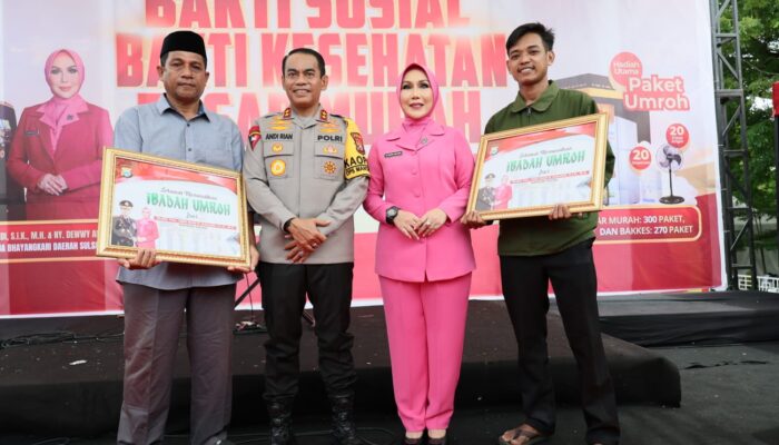 Kapolda Sulawesi Selatan Gelar Bakti Sosial, Bakti Kesehatan dan Pasar Murah.