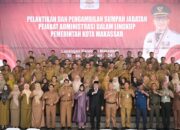 Perkuat Kelurahan, Danny Pomanto Lantik 106 Sekretaris Lurah