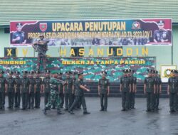 104 Bintara Selesaikan Program Studi Pendidikan Pertama TNI AD TA 2023