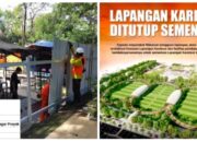 Dispora Makassar Mulai Renovasi Lapangan Karebosi, Lakukan Pemagaran Total