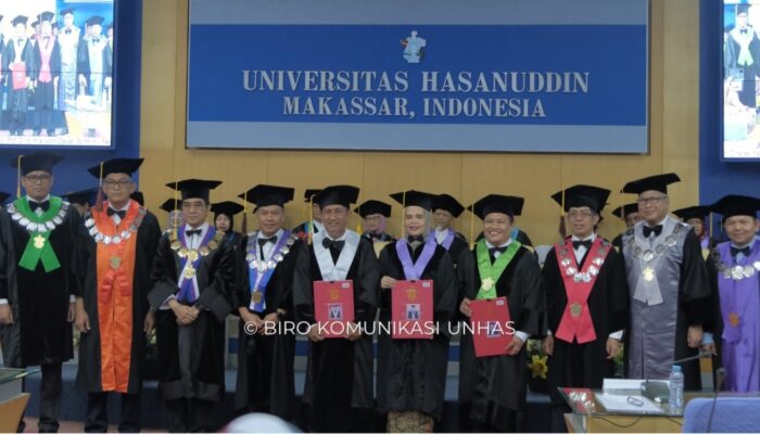 Pengukuhan Tiga Guru Besar Baru di Unhas: Menguatkan Keahlian di Fakultas Ekonomi dan Bisnis, Kesehatan Masyarakat, dan Kedokteran