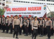Paham Cara Bertindak Dalam Tugas, Apabila Terjadi Situasi Kontensi Di Lapangan Ucap Kapolrestabes Medan Saat Apel Serpas Personil Pam TPS Pemilu 2024