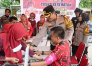 Polres Jajaran Polda Sulsel Gelar Bakti kesehatan untuk para petugas Pemilihan Umum (Pemilu) 2024