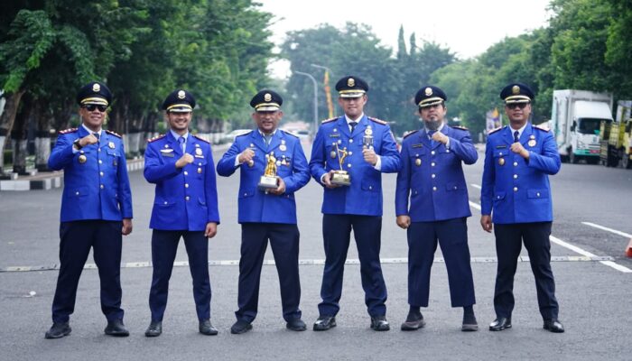 HUT Damkar Indonesia ke 105, Damkar Makassar Sabet Juara 1 Hose Laying