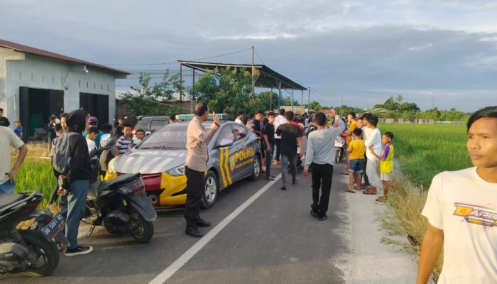 KRYD Polsek Barombong Gagalkan Aksi Balap Liar di Desa Biringala