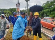 Dispora dan DLH Tanam 2024 Batang Pohon Hijaukan Makassar