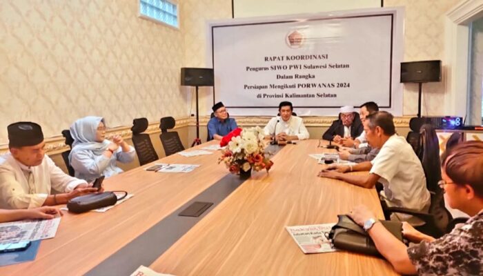 Persiapan Mengikuti Porwanas 2024, Pengurus SIWO PWI Sulsel Gelar Rakor dan Buka Puasa Bersama