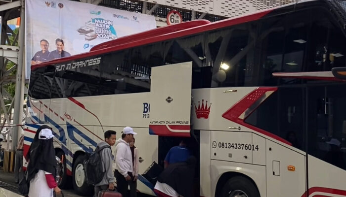 Pelindo Jasa Maritim Sediakan Bus Untuk Angkut Pemudik yang Balik Ke Makassar