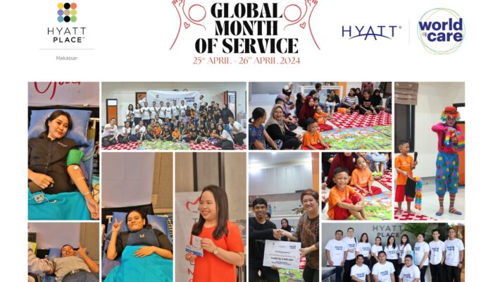 Hyatt Place Makassar Gelar Donor Darah dan Kunjungan ke Rumah Harapan Indonesia