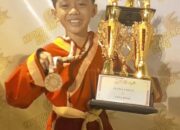 Sultan Faeyza Ajwad Raih Medali Emas Sekaligus Membawa Timnya Meraih Juara Umum 1 di Kejuaraan Kapoposang Cup 1 Perguruan Tapak Suci se-Kota Makassar