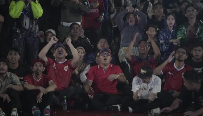 Happy dengan Nobar Timnas, Suporter Harap Wali Kota Adakan Nobar Lagi saat Olimpiade
