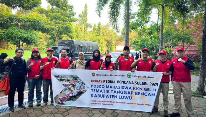 Unhas Libatkan KKN Tematik Tanggap Bencana Kabupaten Luwu