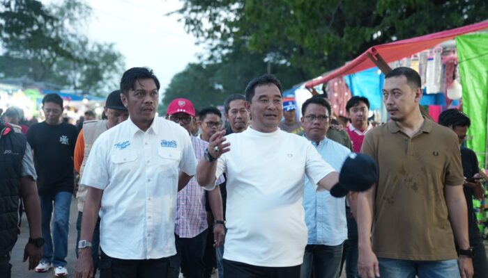 PJ Sekda Dampingi PJ Gubernur Tinjau Lahan Lokasi Pembangunan Stadion di Gor Sudiang