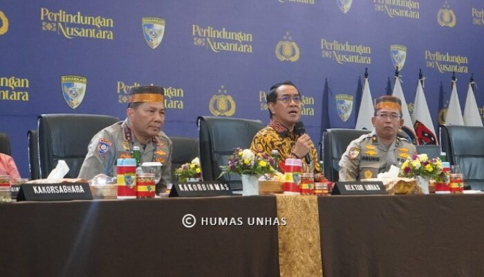 Rektor Unhas Narasumber di Rakernis Baharkam Polri 202, Bahas Pengembangan Poros Maritim Dukung IKN