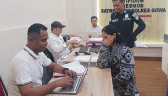 Tak Bayar Tunggakan Arisan, Selebgram Cantik Kontroversial Diamankan Resmob Polres Gowa Setelah Dilapor Kasus Penipuan