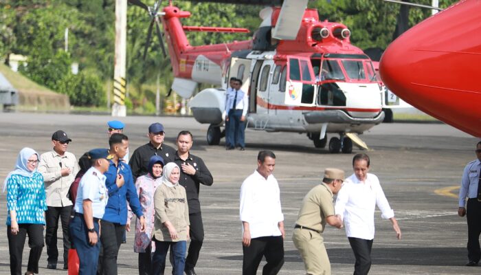 Danny Pomanto-Indira Antar Presiden Jokowi Bertolak ke Jakarta Pasca Kunker di Sulsel