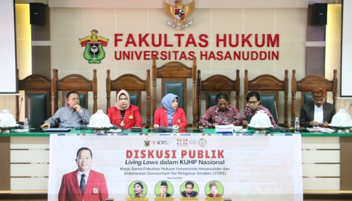 FH Unhas Diskusi Publik Tentang Living Laws dalam KUHP Nasional