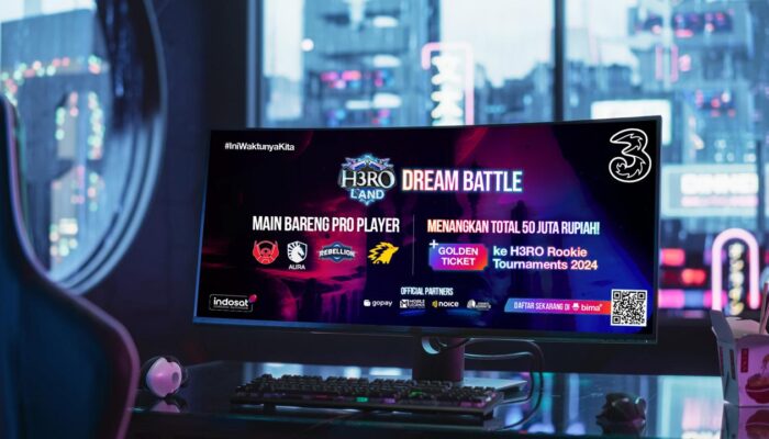Hadirkan H3RO Land Dream Battle, Tri Buka Kesempatan Awali Karier di Industri Gaming