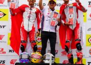 Tunggangi CBR, Astra Honda Borong Podium di ARRC Mandalika