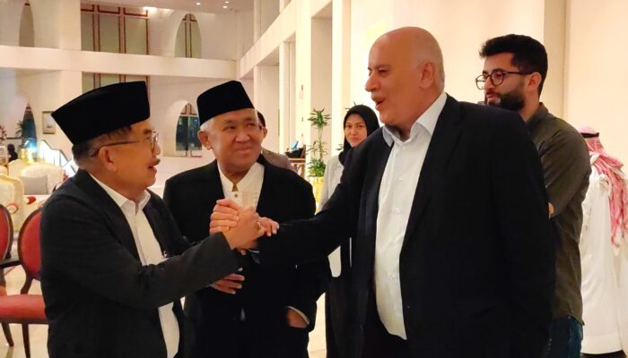 Bertemu Mahmoud AlAloul di Doha, JK Bahas Kelanjutan Rekonsiliasi Al Fatah dan Hamas