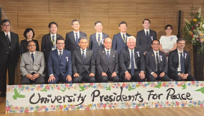 Prof. JJ jadi pembicara di University Presidents For Peace, Universitas Hiroshima