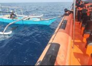 Nelayan Yang  Kapalnya Mengalami Masalah Mesin, Saat ini Telah Dievakuasi dalam Keadaan Selamat