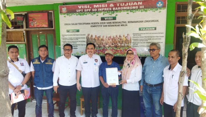 Distaru Makassar, Tinjau Lokasi Lahan SD Inpres 3 Barombong yang Akan di Hibahkan Ke Pemkot Makassar