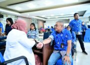 Rangkaian HUT ke-100 Tahun, PDAM Makassar Kembali Gelar Donor Darah Rutin di Aula Kantor PDAM Kota Makassar