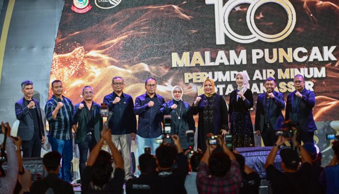 “water is gold” Menjadi Tema Dalam Malam puncak peringatan HUT ke 100 Tahun PDAM Kota Makassar