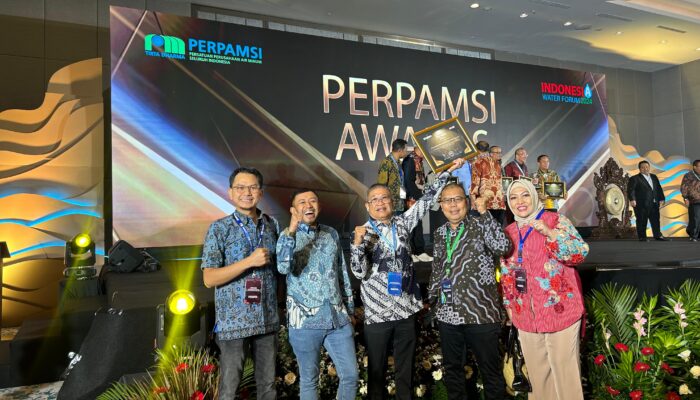 Sukses Selenggarakan Porpamnas ke VIII, PDAM Kota Makassar Mendapatkan Penghargaan khusus (achievement)  dari PP Perpamsi