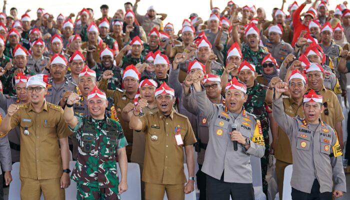 Kapolrestabes, Dandim dan Pj Sekda Kota Makassar Komitmen Bersama Wujudkan Pilkada Damai 2024