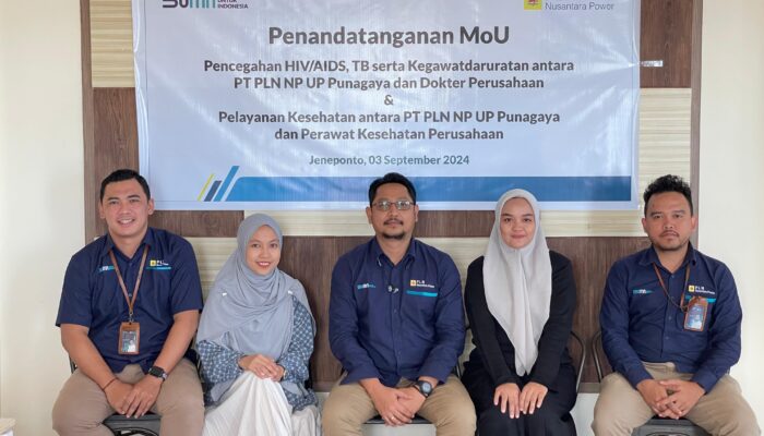 PLN Nusantara Power UP Punagaya Teken MoU Pelayanan Kesehatan dengan Dokter dan Perawat Perusahaan