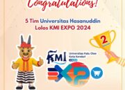 5 Tim Mahasiswa Unhas Lolos ke KMI Expo 2024