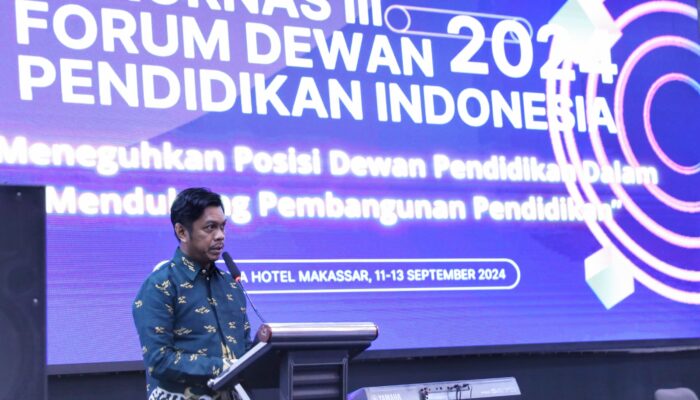 Firman Pagarra Harap Rakornas Forum Dewan Pendidikan Hasilkan Gagasan Untuk Kemajuan Pendidikan