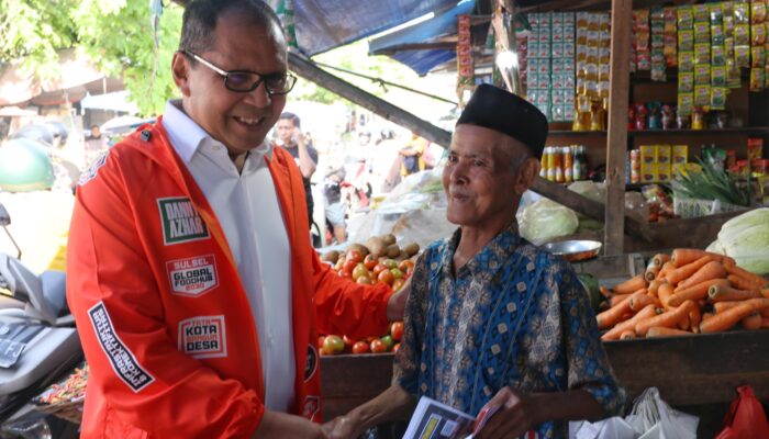 Cagub Sulsel Danny Pomanto Awali Kampenye di Pasar Sentral Minahasa Maupa Sungguminasa, Dengar Harapan dan Keluhan Pedagang