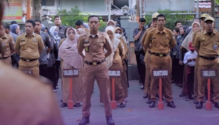 Apel Pagi Pemerintah Kecamatan Tamalanrea Dipimpin Kasi Kesra