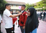 Pjs Wali Kota Arwin Azis Buka Lomba Tata Upacara dan Baris-berbaris Antar Siswa-siswi SMA se-Makassar