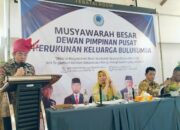 Drs. H .Andi Badi Sommeng . Msi terpilih kembali secara Aklamasi memimpin Kerukunan Keluarga Bulukumba periode 2024 – 2029