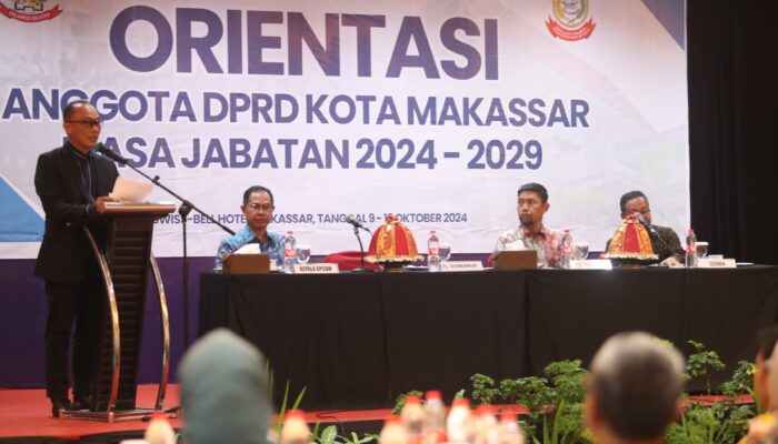 Pjs Wali Kota Makassar Hadiri Penutupan Orientasi Anggota DPRD Kota Makassar 2024-2029