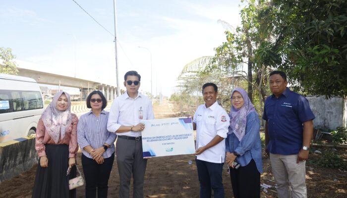 Peduli Masyarakat Sekitar MNP, Pelindo Group Buat Akses Jalan Warga Buloa