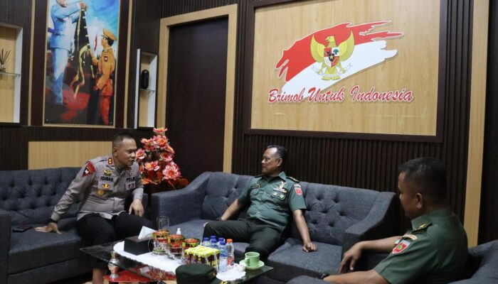 Dandim Bone Sambangi Makosat Brimob Polda Sulsel, Ada Apa?