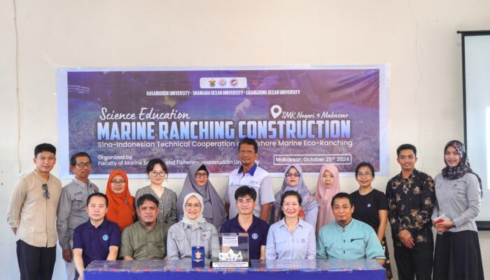 FIKP Unhas – Universitas China Edukasi Pemanfaatan Terumbu Buatan di SMKN 9 Makassar