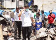 Pjs Wali Kota Arwin Azis Kunjungi Lokasi Kebakaran di Bontoala, Pastikan Bantuan Logistik bagi Warga Terdampak