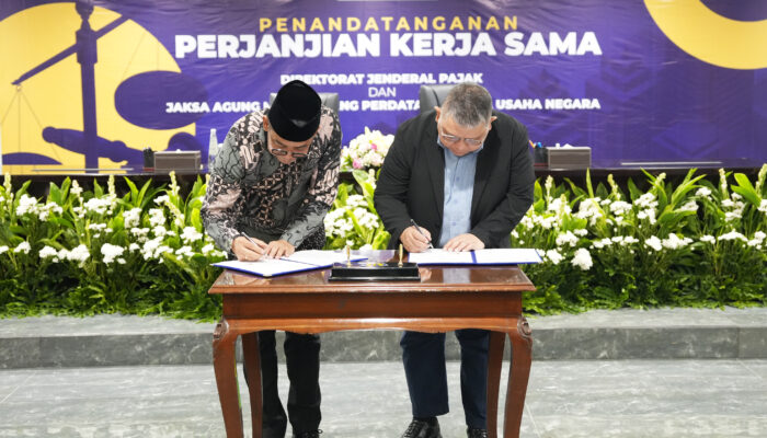 Perkuat Sinergi, DJP dan Kejaksaan Teken Kerja sama